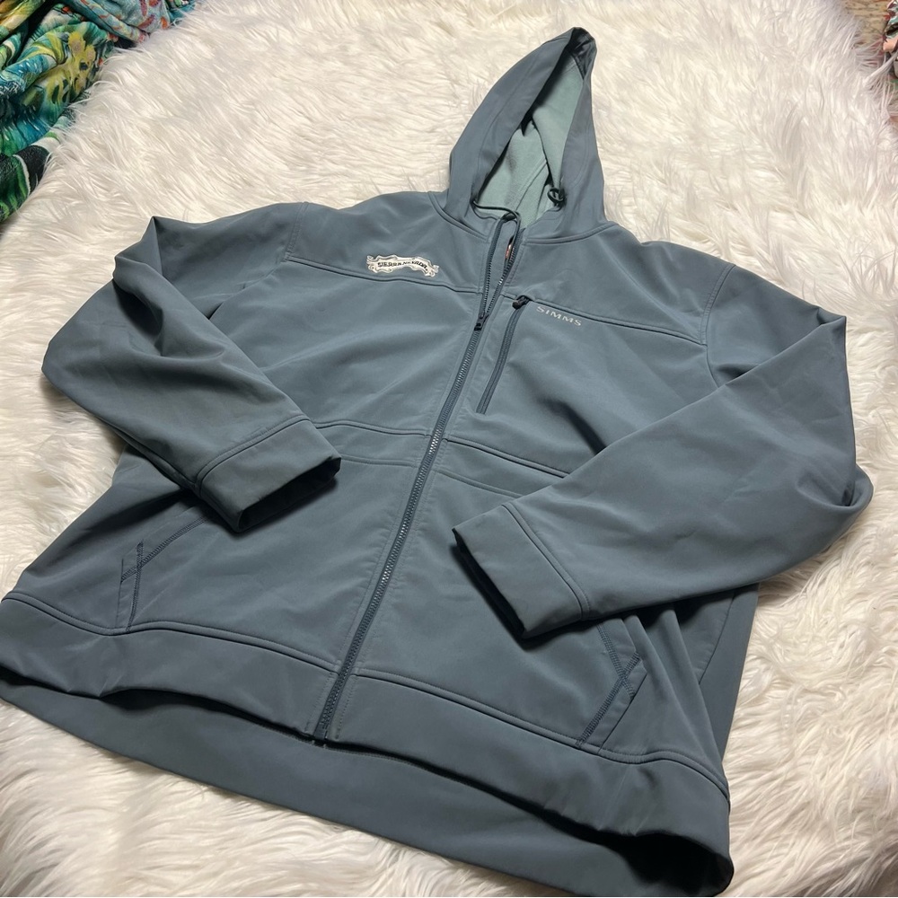Simms fleece lined fishing jacket